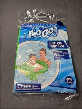 New H2O Go! Lil' Pal Swim Tube Frog - Green